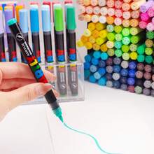 120-192-240 Colors Acrylic Paint Marker Pen Set | Back To School Essentials! Suitable For Halloween & Christmas Painting Supplies! Full Color Range Coverage, Soft Brush Tip For Even Color Application, Long-Lasting Vibrant Colors, Compatible With Paper, Plastic, Canvas. Great For Back To School DIY Art Projects, Classroom Decor, Precise Ink Control, Suitable For Professional Art Use