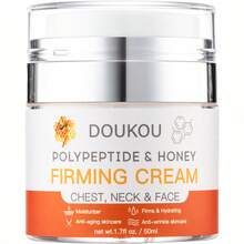 Firming Cream, Instant Face Lift Cream, Neck Firming Cream, Anti-Aging Face Moisturizer For Face, Skin Firming And Tightening Lotion, Reduce The Look Of Neck Lines, Tightens & Smooths, Hexapeptide, Honey, Collagen, Retinol & Hyaluronic Acid Cream 50ml, 1.7 Fl.Oz