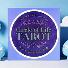 78pcs Classic Fortune Telling Tarot Cards - The Wheel Of Life, Suitable For Beginners, Family Gatherings And Parties, Emotional Insight And Divination Game, Perfect Gift, Compact And Portable, Portable Fate Game, Divination Cards, Multi-Player Divination Cards - Multicolor - View 5