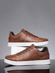 Men's Breathable Casual Fashion Summer Shoes, High Quality Brown Sneakers, Comfortable Business Casual Shoes, Suitable For Teen Summer Casual Or Outdoor Athletic Or Vacation Travel Or Graduation Gifts Or Birthday Dress Accessories 2000s Style Valentine's Day Ideas