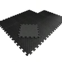 Barbell Equipment Mat 12Piece Black 48" X 36" X 1 2"