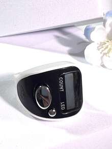 Nuovo contatore elettronico portatile, display LED ad anello elastico, mini contatore manuale, contatore per uso quotidiano di carte e imballaggi