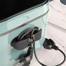 Clips organizadores de cables, soporte de cables montado en la pared, clips adhesivos para cables para uso en cocina, hogar y oficina