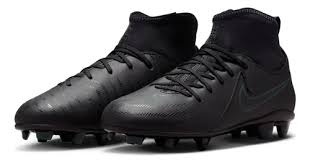 Chuteira Nike Jr. Phantom Luna 2 Club MG Preta Infantil Meninos