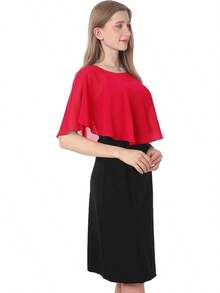 Chiffon Lace Shawls And Wraps For Brides - 紅色的 - - 查看 2