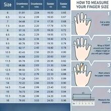 Men's Bohemian Ring - Ice Blue Center Stone With Black Accent - Vintage Jewelry For Parties, Beach Vacations, Casual Attire - Durable Statement Ring - Ideal Anniversary, Valentine's, Graduation Gift For Him - Year-Round Jewelry - 藍色 - 查看 3