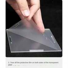 组装透明亚克力盒：收藏品、人偶和玩具的完美展示盒（4x4x4 英寸；10x10x10 厘米）圣诞节、万圣节、感恩节礼物 - 黑色 - 查看 9