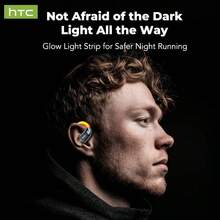 HTC NE12 KI-Übersetzungs-Ohrhörer mit offenem Ohrdesign, Hochwertige Audioqualität, nahtlose Kommunikationsübersetzung, ideal für Geschäft, Studium und Reisen