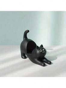 1 件黑色 Slouchy Cat 伸展式桌面支架、Slouchy 手机支架 - 彩色 - 查看 5