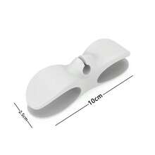 Clips organizadores de cables, soporte de cables montado en la pared, clips adhesivos para cables para uso en cocina, hogar y oficina