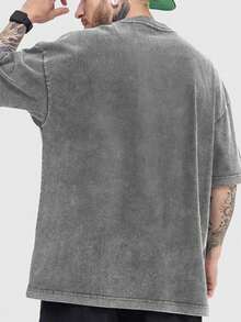 Short Sleeve Rock Plan Print Tee Shirt For Summer, Casual Tees For Men