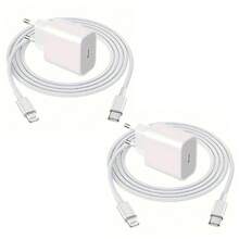 20W EU Standard Wall Charger Adapter + 3.3ft/100cm High-Efficiency Data Transmission Fast Charging Cable Compatible With IPhone 14 Pro Max/14 Pro/14 Plus/14/13/12/11 Pro Max Pro Plus/XS/XR/8/7/6/IPad Series, EU Plug Charger Set Suitable For Travel, Office, Dorm, And Home Nan - EU C Type Plug(220-240V) - View 9
