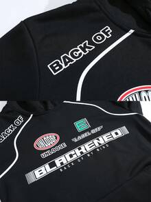 1pc Men's Hooded Sweatshirt - Polyester Solid Color Printed Hoodie, Loose Fit Pocket Pullover For Casual, Street, Outdoor, Sports, Campus Wear, Great Gift For Boyfriend/Husband, Spring/Autumn