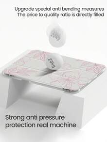 This Beautiful And Adorable Cartoon Pink Floral Double-Sided Acrylic Crystal Clear Back Cover Is Shock-Resistant And Durable, Suitable For IPad 7th, 8th (10.2 Inch) And 10th Generation. It Has A Built-In Pen Slot, Supports Sleep/Wake Function, And Multiple Folding Stand Modes. It Is An Ideal Choice For Halloween And New Year Gifts.