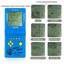 经典复古儿童手持游戏机，23 款游戏，护眼，需要 2 节 AAA 电池（不包括在内） - 彩色 - 查看 7