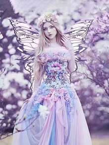 Foil Print Fairy Wings Adults Dress Up Sparkling Sheer Butterfly Wings Transparent Fairy Wings Halloween Costume For Women Angel Wings