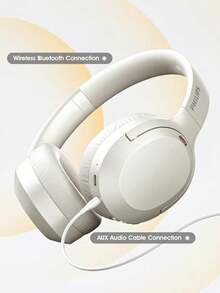 PHILIPS Philips Over-Ear Bluetooth Headphones, TAH2120, Sports-Ready, Long Battery Life, Foldable, Noise Cancellation, For PC Gaming Esports