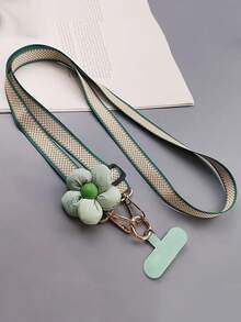 尼龙手机挂绳通用斜挎肩带颈绳时尚蝴蝶爱心防丢失挂绳礼物送给母亲、家人、朋友、生日、节日手机挂饰、手机链 - 頸繩 - 查看 19