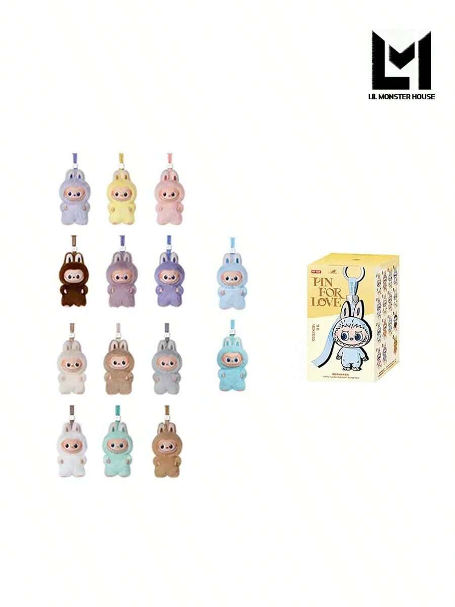POP MART Labubu THE MONSTERS Heart Code Series - Vinyl Plush Pendant ...
