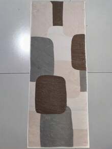 1pc Soft Faux Wool Rug, Minimalist Rectangular Carpet, Soft & Comfortable, Bedroom Rug, Bedroom Decor Rug, Bedside Decor Rug, Washable, Home Decor Faux Wool Rug, Holiday Decor Rug