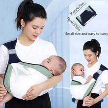 Multifunctional Newborn Baby Carrier; Portable Front Carry, Side Carry Baby Sling; Breathable All-Season Baby Carrier For Outdoor Use