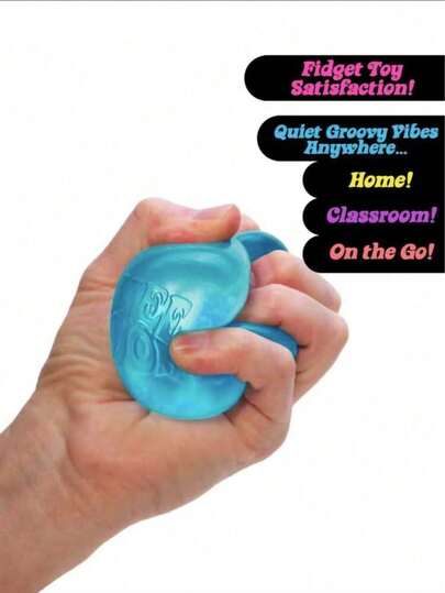 1pc Super Soft Big Ice Cube Stress Relief Toy, Interesting Fidget Toy, Sensory Toy, Squeeze Toy, Anxiety Toy, Transparent Cube Squeezy Toy, Perfect Gift For Birthday, Christmas, Halloween