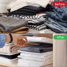 10 Pack T Shirt Organizer Closet Organizer Clothing Trays, Folding Clothes Board Stackable, Shirt Receipt Board Organizer - Grey - View 5