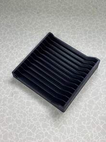 10-Disc CD/DVD Storage Rack, Transparent Desktop Disc Organizer, 160mm Height