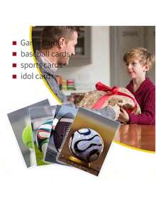 25/50Pcs Card Sleeves Holder Game Cards TopLoaders PVC Hard Plastic Toy Top Loaders For Protectors Trading Storage Gift 3 X 4inches - Multicolor - View 12