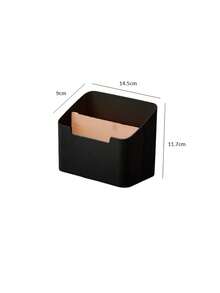 1pc Multi-Function Remote Control Storage Box, Desktop Office Supplies, Cosmetics, Charging Cable Organizer Container, Bedroom/Living Room Desk Storage, Essential Desk Organizer, Suitable For Halloween Gift - Multicolor - View 5