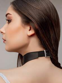 Customized Printed Choker, Sexy Adjustable Punk Collar Necklace For Women, Intimate Accessories