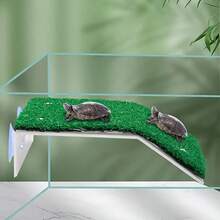 1pc Turtle Sunbathing, Drying, Resting Area, Small Suction Cup Climbing Ladder, Aquarium Decor - Multicolor - View 2
