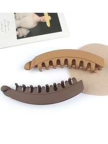 1 Stück Banana Clips, Knopfclips, matte Haarklammern mit einer Linie, vielseitige dunkle Haargummis, gezahnte Haarclips, Internet-Star Kopfschmuck Dekoration, Herbst, Haarzubehör, Haarzubehör für Frauen, Reise, Haarzubehör, Accessoires für Frauen, Haaraccessoire, Haarzubehör für Frauen, Haarstyling-Tools, Harzeug, Zeug, Beauty-Accessoires, Geschenke, Reise, Geschenke für Frauen, Harzeug, Strumpfstopfer