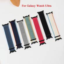 编织表带兼容三星 Galaxy Watch 8 表带 40 毫米 44 毫米/Galaxy Watch 8 Classic 46 毫米，弹性尼龙降落伞运动表带弹力面料腕带兼容三星 Galaxy Watch 8/8 Classic 40 44 46 毫米女款/男款 - Galaxy watch 8/8 Classic - 查看 4