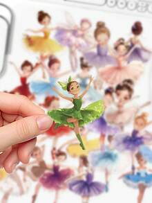 50pcs Ballet Stickers For Notebooks, Diaries And Phone Cases - Multicolor - View 5