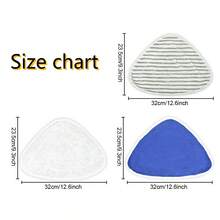 1/2/3pcs New Microfiber Replacement Pads, Multi-Color, Suitable For O-Cedar/ 100 Mops, High Absorbency, Strong Dust Removal, Machine Washable And Reusable, Suitable For Kitchen Floor Tile Cleaning Supplies. Back To School, Halloween, Christmas