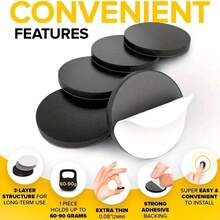 Set de autocolante magnetice rotunde 100/50/25/10/3 buc pentru magnet de frigider DIY, magnet adeziv din cauciuc cu punct, disc magnetic cu autoadeziv puternic