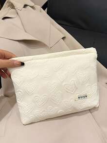 Bolsa Cosmética com Formato de Coração, Bolsa Nova de Alta Qualidade, Carteira com Suporte para Cartões de Grande Capacidade, Nécessaire Minimalista Casual para Senhoras, Presente de Feriado, Lembrança de Casamento, Bolsa de Armazenamento, Nécessaire de Maquiagem, Nécessaire de Maquiagem, Bolsa Cosmética, Organizador de Maquiagem, Viagem, Nécessaire de Maquiagem, Acessórios de Vaidade, Nécessaire de Maquiagem Pequena, Nécessaire de Maquiagem, Bolsa Cosmética, Grande Capacidade, Nécessaire de Maquiagem Grande, Presentes de Natal, Nécessaire, Viagem, Nécessaire, Clutch / Bolsa Pequena, Organizador de Maquiagem, Nécessaire, Suporte para Pincéis, Mini Nécessaire, Nécessaire de Grande Capacidade