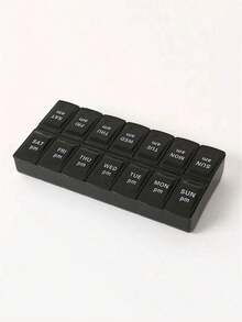 Large Capacity & Portable - 14 Compartments Fine Organizer Weekly Pill Organizer, Multifunctional Travel Pill Case For Daily Medication, Must-Have Health Essential For Students Back To School, Transparent Leak-Proof Compartments Design, Easily Manage Daily Medication, Perfect Companion For Home And Travel - Multicolor - View 4