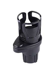 1 Stück multifunktionaler Getränkehalter, doppelstöckiger ausziehbarer drehbarer Getränke- und Instantnudelhalter für das Auto, universelles Autoaccessoire, einstellbarer Getränkeorganizer, platzsparend, geeignet für Kaffee, Wasserflaschen, Dosen, Snacks, unverzichtbar für Roadtrips, Reisen, Familie, Freunde, Feiertage wie Weihnachten, Thanksgiving, Herbst, modische Schlüsselwörter mit hoher Konversion, funktional, vielseitig, einfach zu installieren, modernes Autoinnere, Geschenk für Fahrer, Pendler, Studenten, Büro, Alltagsgebrauch