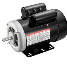 1.5 HP, 3450 Rpm, AC 115V/230V, 56 Frame, Single Phase Air Compressor Motor, 5/8" Keyed Shaft, Clockwise/Counterclockwise Rotation For Agricultural Machinery And General Equipment. - 3450 RPM 1.5 HP 56 - View 8