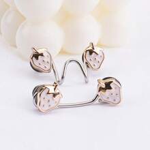 1 件可调节腰带，时尚扣设计适合裤子/裙子 - 彩色 - 查看 7