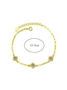 1 件 925 纯银 1.5 克拉莫桑石手链，适合女性日常佩戴、派对、度假、情人节、母亲节、结婚周年纪念日、女士珠宝礼物