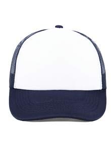 1pc, Custom Embroidered,Back To School,Loves Jesus And America Too Foam Embroidered Trucker Hat | July 4th Hat, Memorial Day Hat, Summer Hat, Beach Trucker Hat, Patriotic Hat - Multicolor - View 26