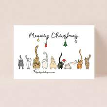 1 件，带信封的搞笑猫咪圣诞贺卡，送给爱猫人士的幽默圣诞礼物，送给男朋友、女朋友、丈夫和妻子的圣诞贺卡 - 均碼 - 查看 3