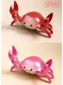 1 件螃蟹形多功能桌面配件，防水创意礼物，手机和眼镜架，举重手机支架，螃蟹形桌面收纳架