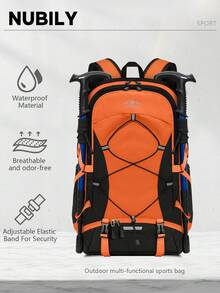 Hiking Backpack Camping Backpacks With Shoe Compartment & Wet Pocket Lightweight Travel Daypack For Men Women Hiking Bag For Outdoor Sport Climbing Camping Touring