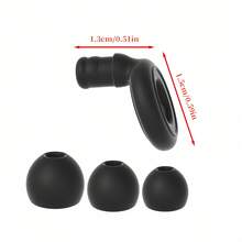 1 Pair Of Reusable Silicone Earplugs, Suitable For Sleeping And Swimming, Comes With 2 Replacement Tips, Can Be Used For Snoring Relief, Studying, Concerts, Comfortable And Durable - 白色 - 查看 4