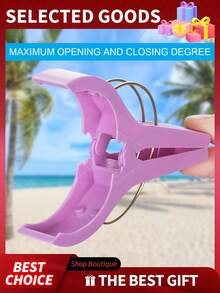 1/4/8/Pcs Large Colored Clothespins, Beach Towel Clips, Multifunctional Towels, Beach Chairs, Etc., Durable And Colorful (Yellow, Red, Blue,Green), Towel Clips,Plastic Hanger, Chair Clips, Towel Racks, Windproof And Colorful, Suitable For Bathroom Accessories Drying Quilts And Clothes, Pool Chairs, Sun Loungers, Outdoor Activities And Beach Travel