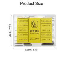 Strap Screws, Watch Band Link Pins Kit, Watch Repair Tool Kit, Watch Lug Screw Pins Replacement Kit For Watchmaker, 10 Specification